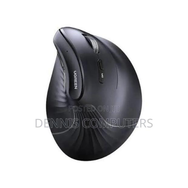 Ugreen Multi-Mode Vertical Mouse-Black -Mu008 - thumbnail 2