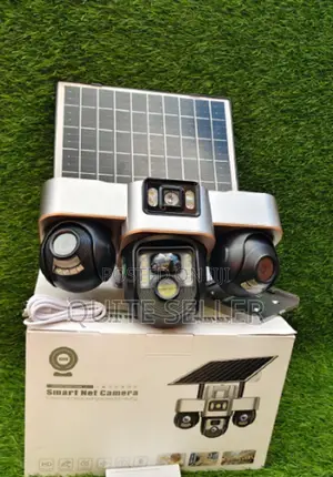 Triple Lens, Ultra-Clear Solar Light 6mp 3 Lens Wireless Solar Panel