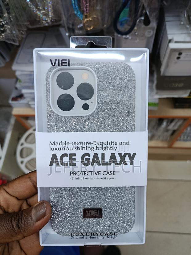 Otdin iPhone 15 Pro Max Case Marble Texture Glitter Case - main view