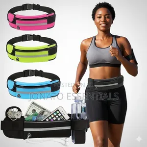 Running Belt Waist Bag With Bottle Holder