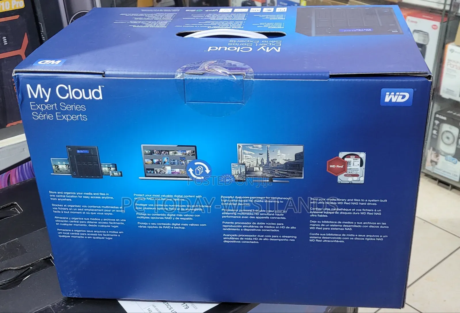 Wd My Cloud Expert Series 40tb Ex4100 4-Bay Nas Server (4 X 10tb)