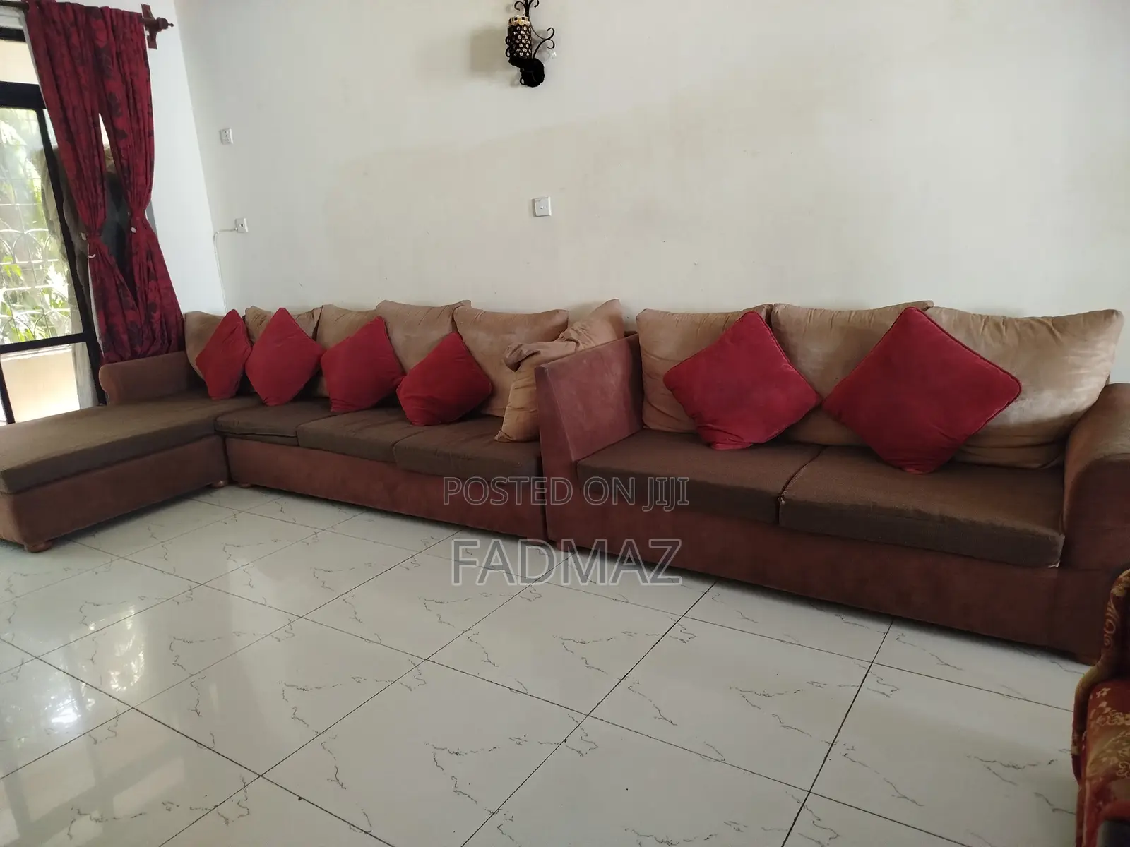 Mvule U Sofa Set for Sale Good Condition.