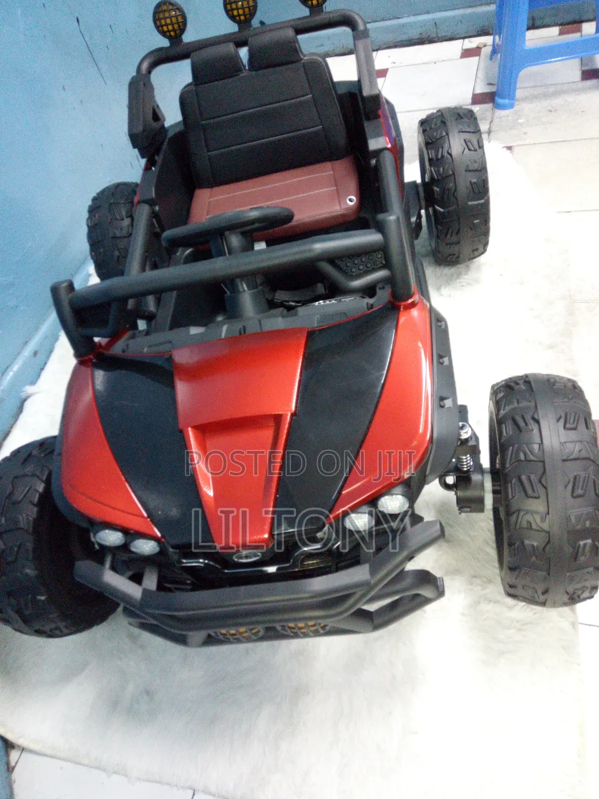 Kids Electric Car With Remote and Leather Seats