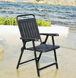 Home Chair; Outdoor Heavy-Dutywaterproof Folding Chair With Armrests