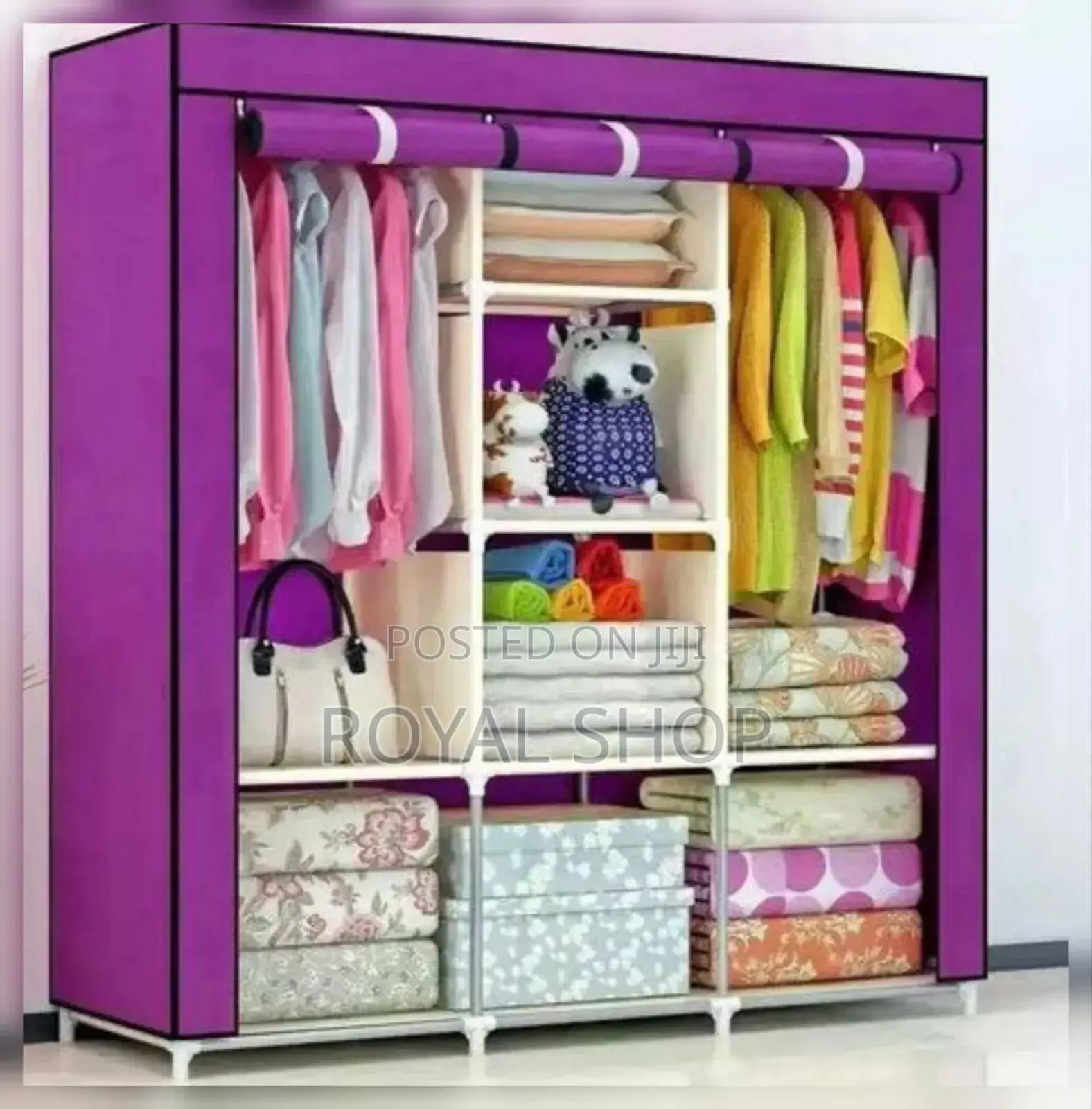 Metallic Wardrobe 3 Column