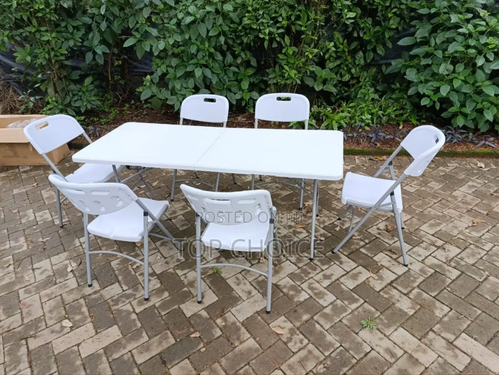 6-Seater Foldable Dining Set