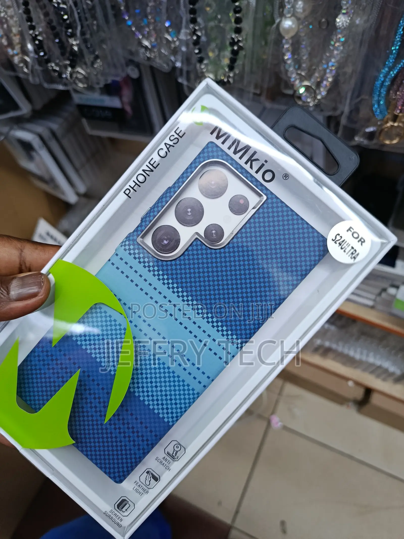Aooka Samsung Galaxy S24 Ultra Phone Case With Carbon Fiber Pattern