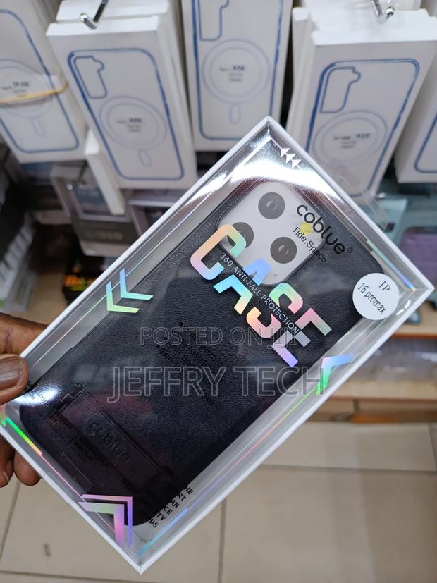 Ruser iPhone 16 Pro Max Leather Case,Built-in Invisible Stand - thumbnail 3