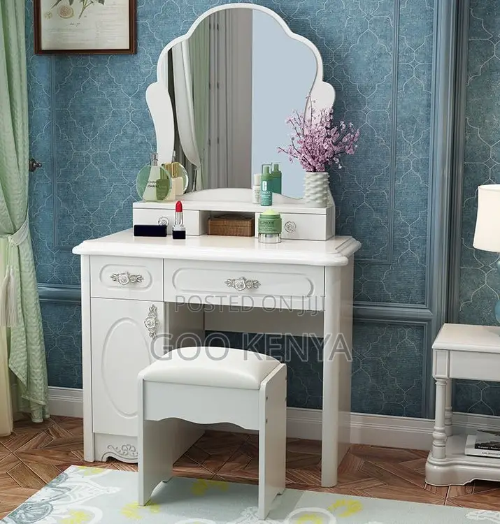 Home Dressing Table; Modern Dressing Table Set With Mirror for Bedroom
