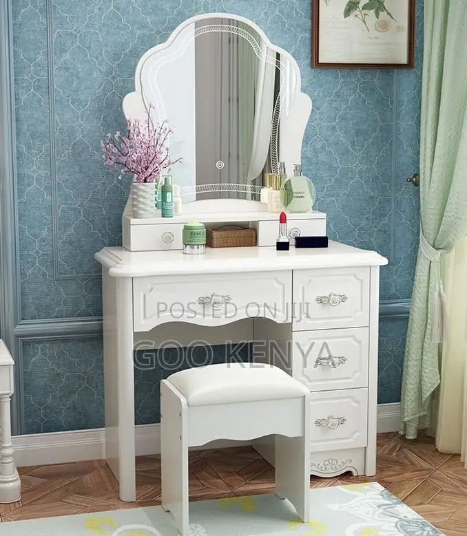 Home Dressing Table; Modern Dressing Table Set With Mirror for Bedroom