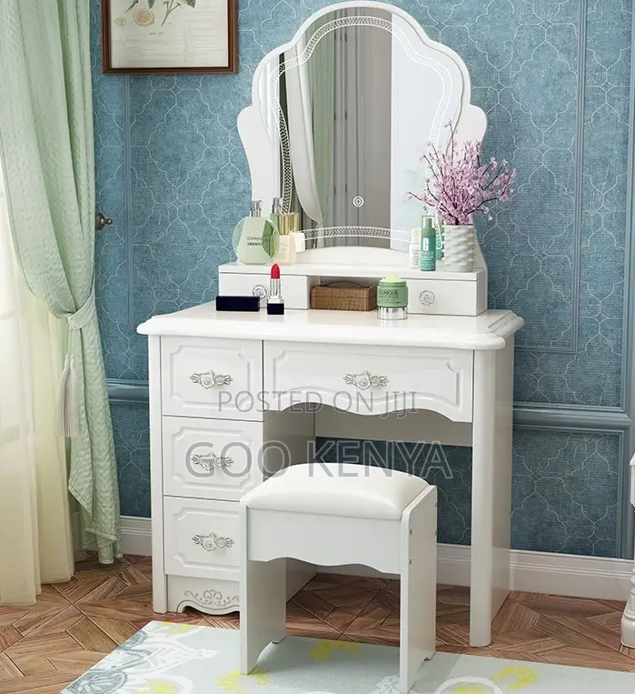 Home Dressing Table; Modern Dressing Table Set With Mirror for Bedroom