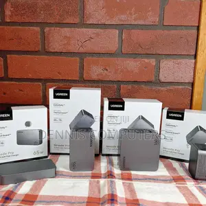Ugreen Nexode Pro 65w 3-Port Gan Fast Charger Uk Grey +1.5m 100w Cable
