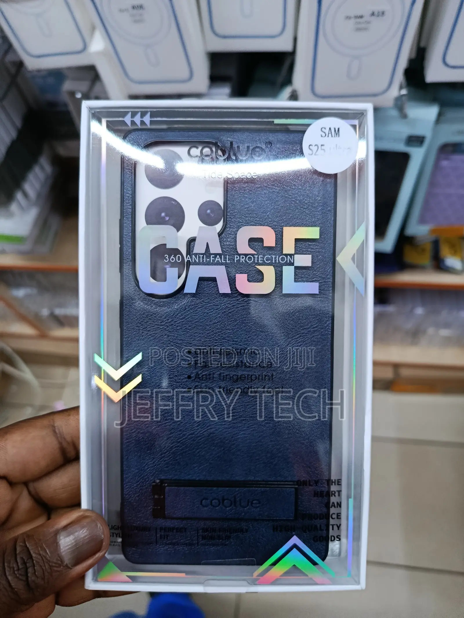 Wamert Leather Samsung Galaxy S25 Ultra Case Built-in Invisible Stand