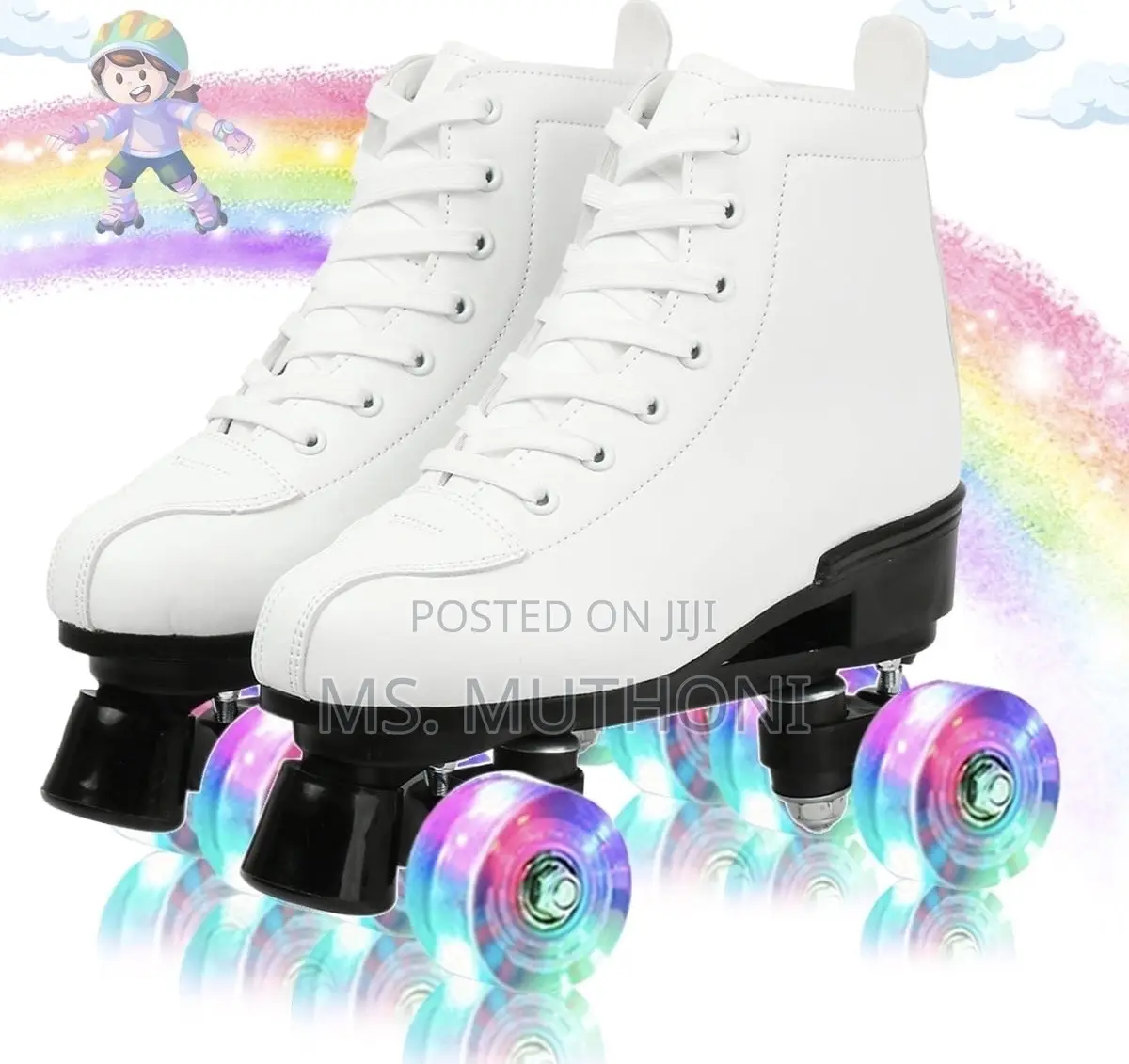 Classic Light Up Adult Quad Roller Skates!