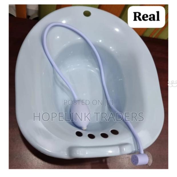 Postpartum Sitz Bath Basin And Hand Pump - main view