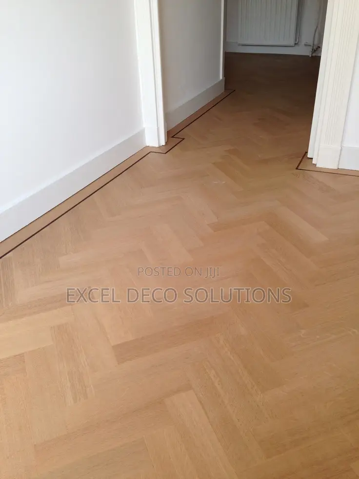 Wood-Texture Herringbone SPC – Durable Stylish