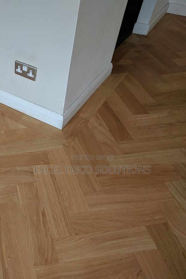 Herringbone SPC Flooring – Transform Your Space Instantly - main view