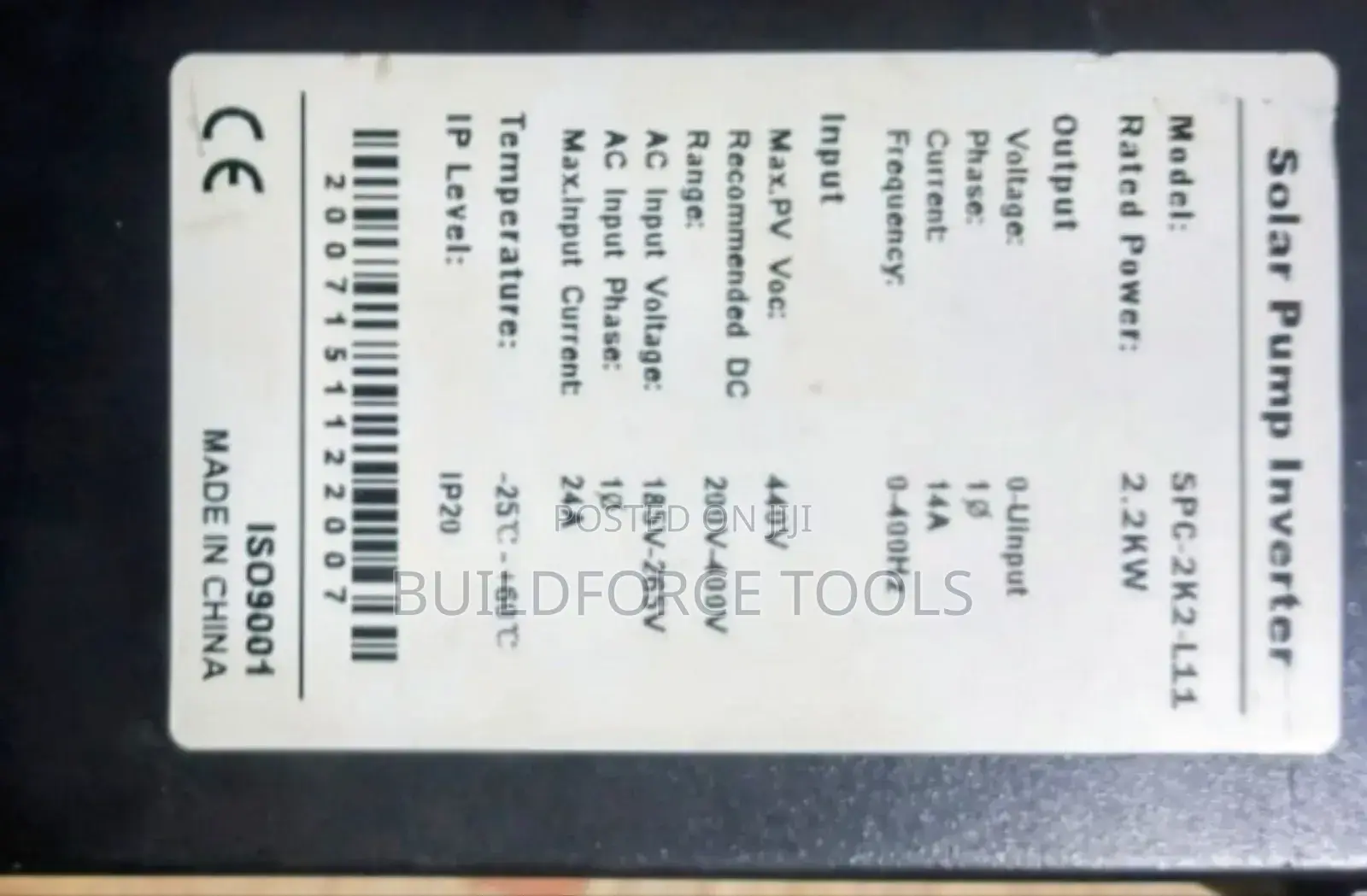 Solar Pumping Inverter