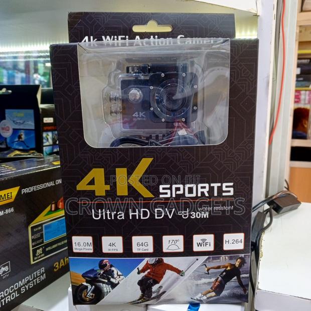 Ultra Hd Sports Camera | 30m Waterproof + Wifi Control - thumbnail 3