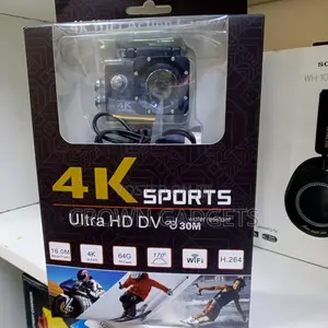 Waterproof Action Camera With 170° Wide-Angle + Wifi