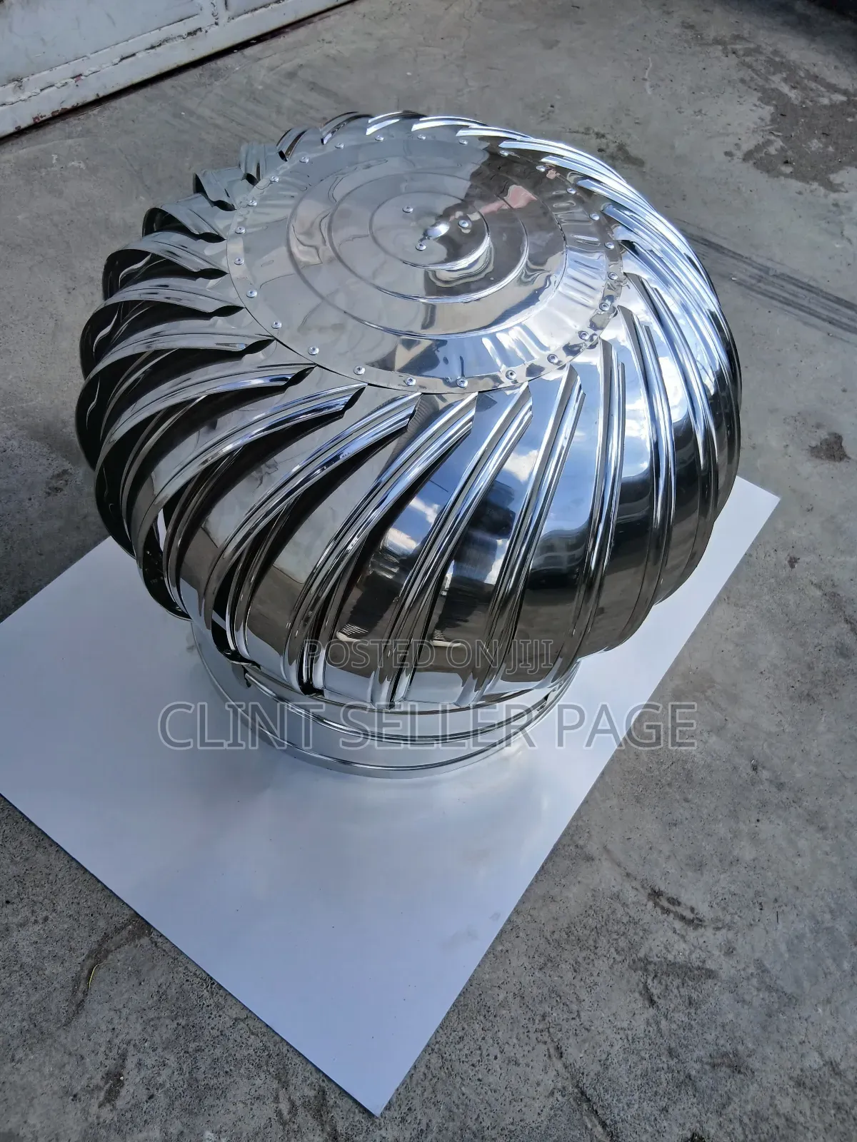 Spinning Stainless Ventilators