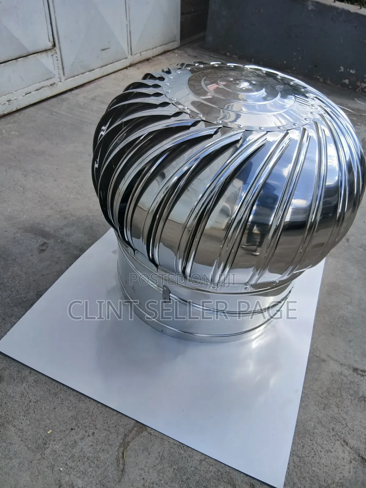 Spinning Stainless Ventilators