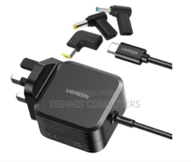 Ugreen Usb-C 67w Pd Gan Techpower Adapter Uk+3 Dc Connectors - thumbnail 3