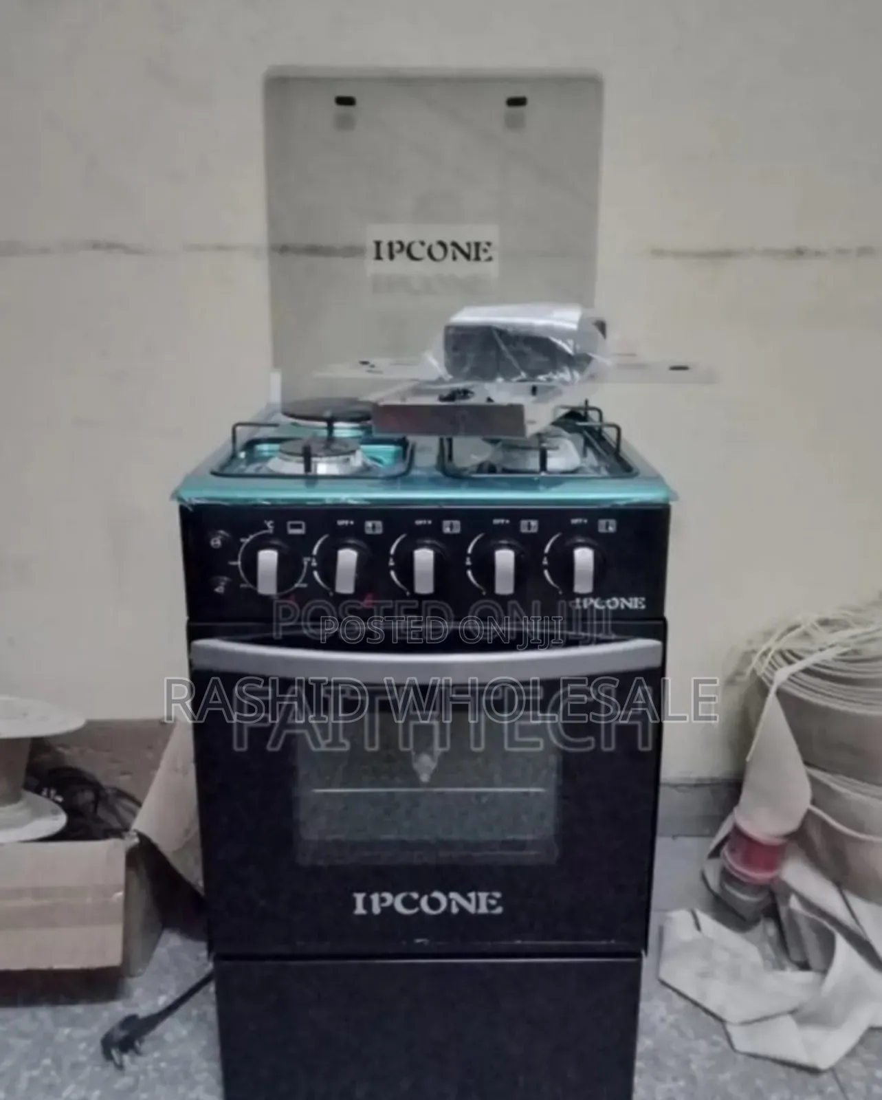 New Black Digital Ipcone 3+1 Standing Cooker.