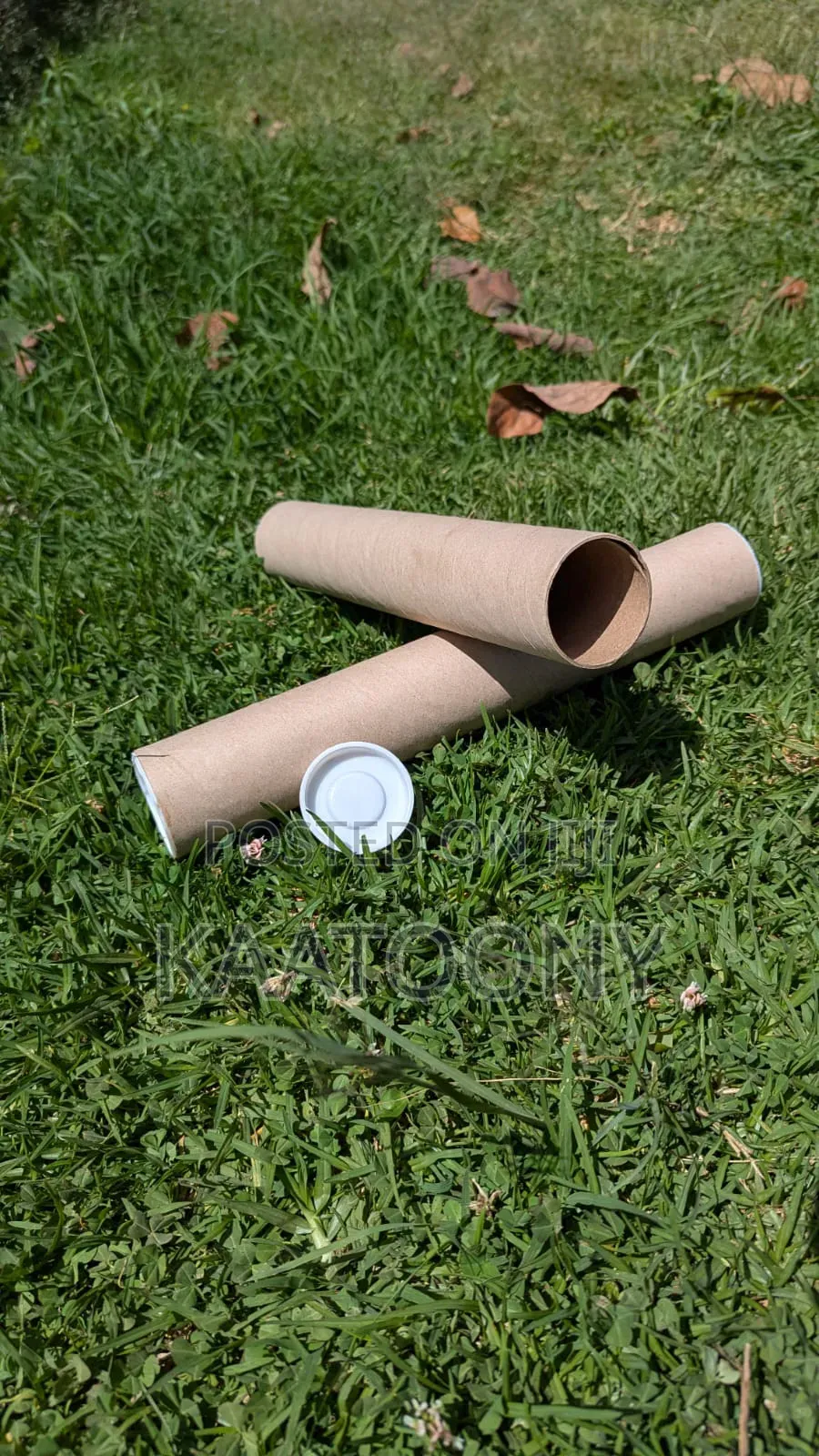 Mailing Tubes With Plastic Tops