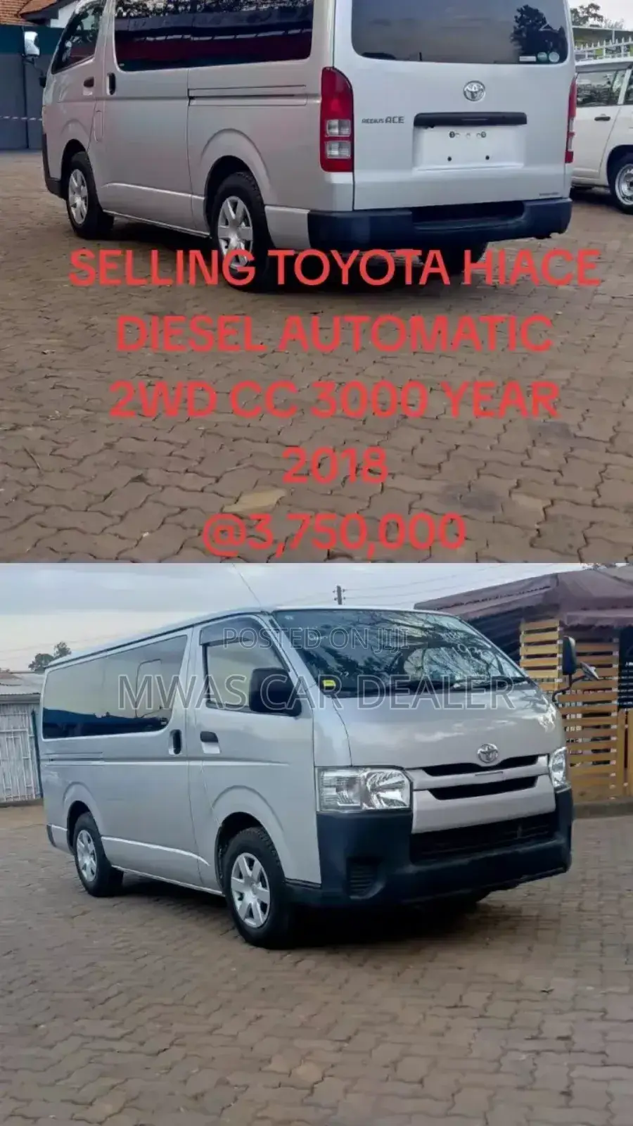 Toyota HiAce 2019 Silver