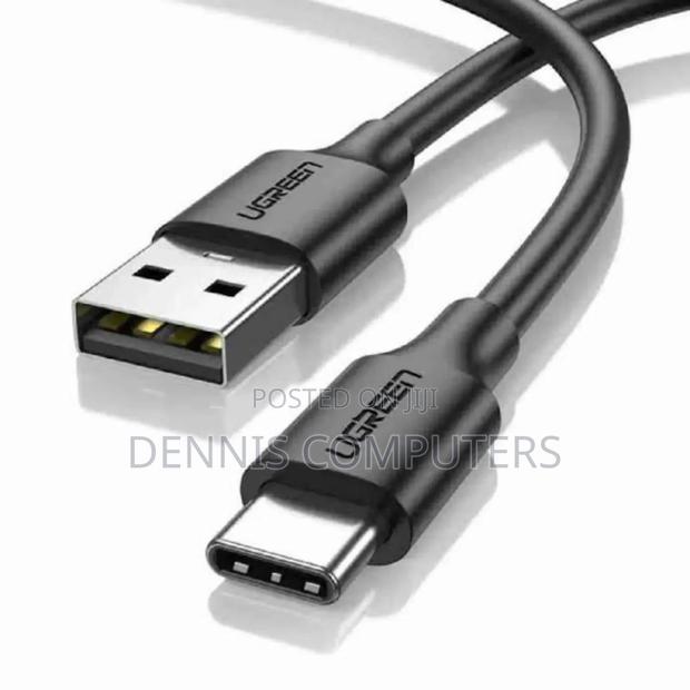Ugreen Usb-C 2.0 Male to Male 3a Cable 2m (Black)- Us286