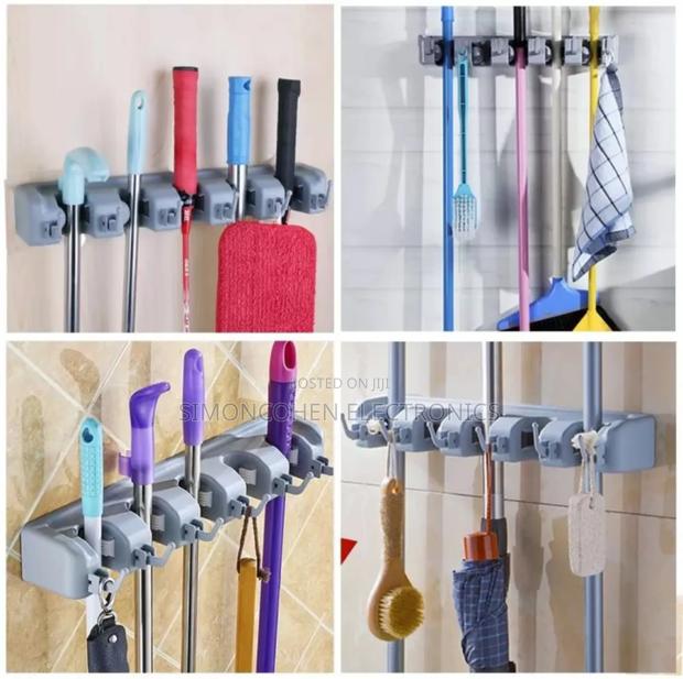 Broom Mop Holder Tidy Organizer, Wall Mounted Organizer