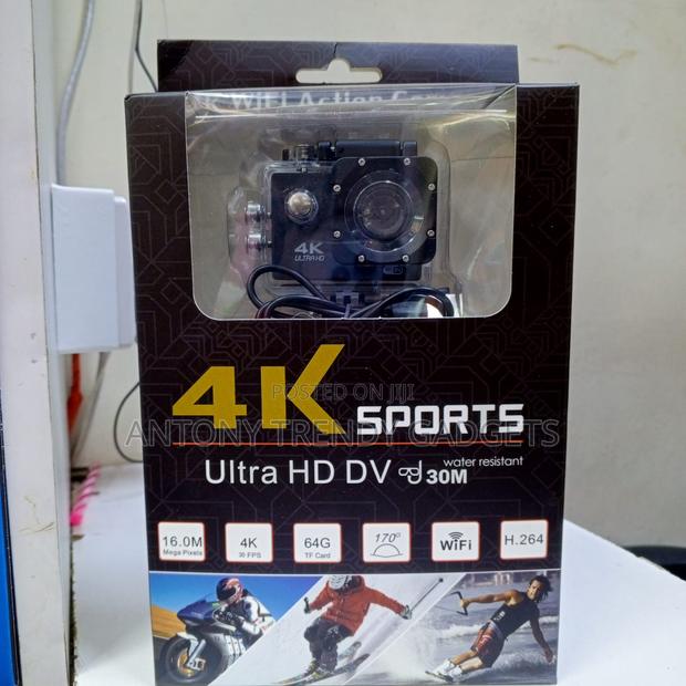 4k Outdoor Adventure Camera With Wifi & 16mp Photo Capture