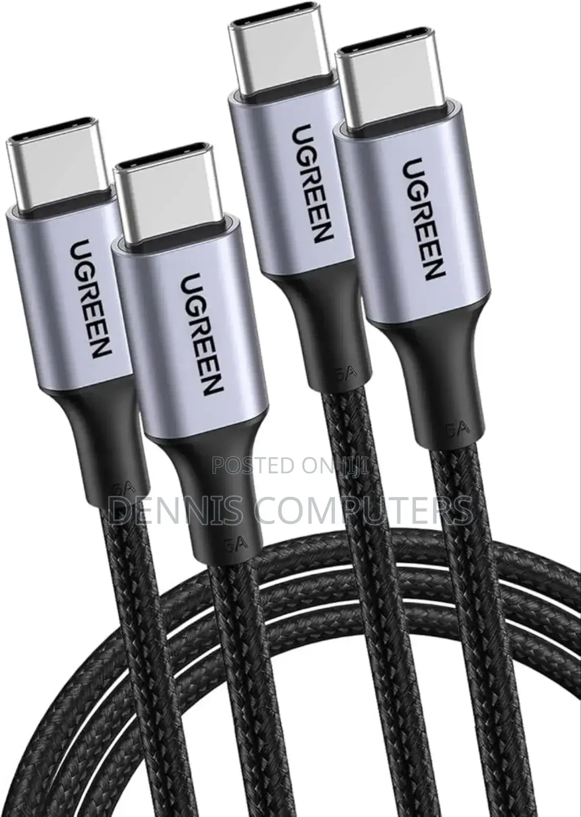 Ugreen Uno Robot Usb-C to Usb-C 100w Fast Charging 5a Cable 2m -L509