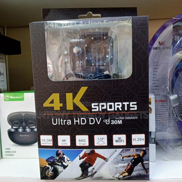 Wifi 4k Sports Cam | 16mp Photos + Waterproof Case Included - thumbnail 2