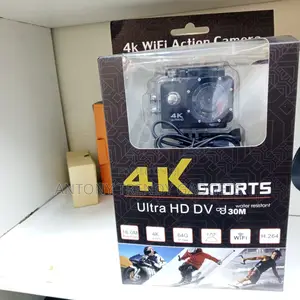 4k Hd Action Camera With 170° Ultra Wide Lens + Wifi Sharing