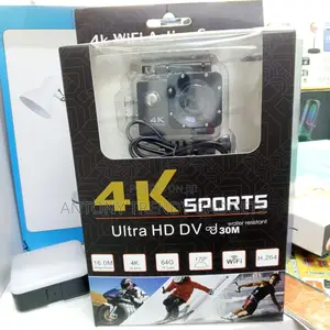 4k Hd Action Camera With 170° Ultra Wide Lens + Wifi Sharing