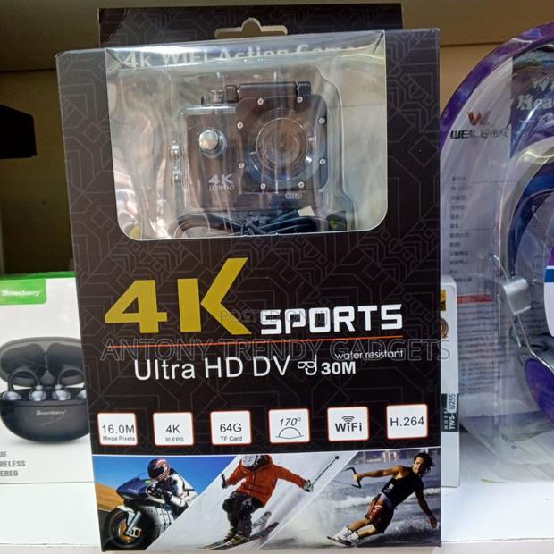 Professional 4k Wifi Action Camera | Outdoor & Underwater - thumbnail 3