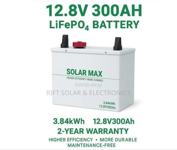 300ah - 12v Solarmax Lithium Ion Solar Battery 8000 Cycle