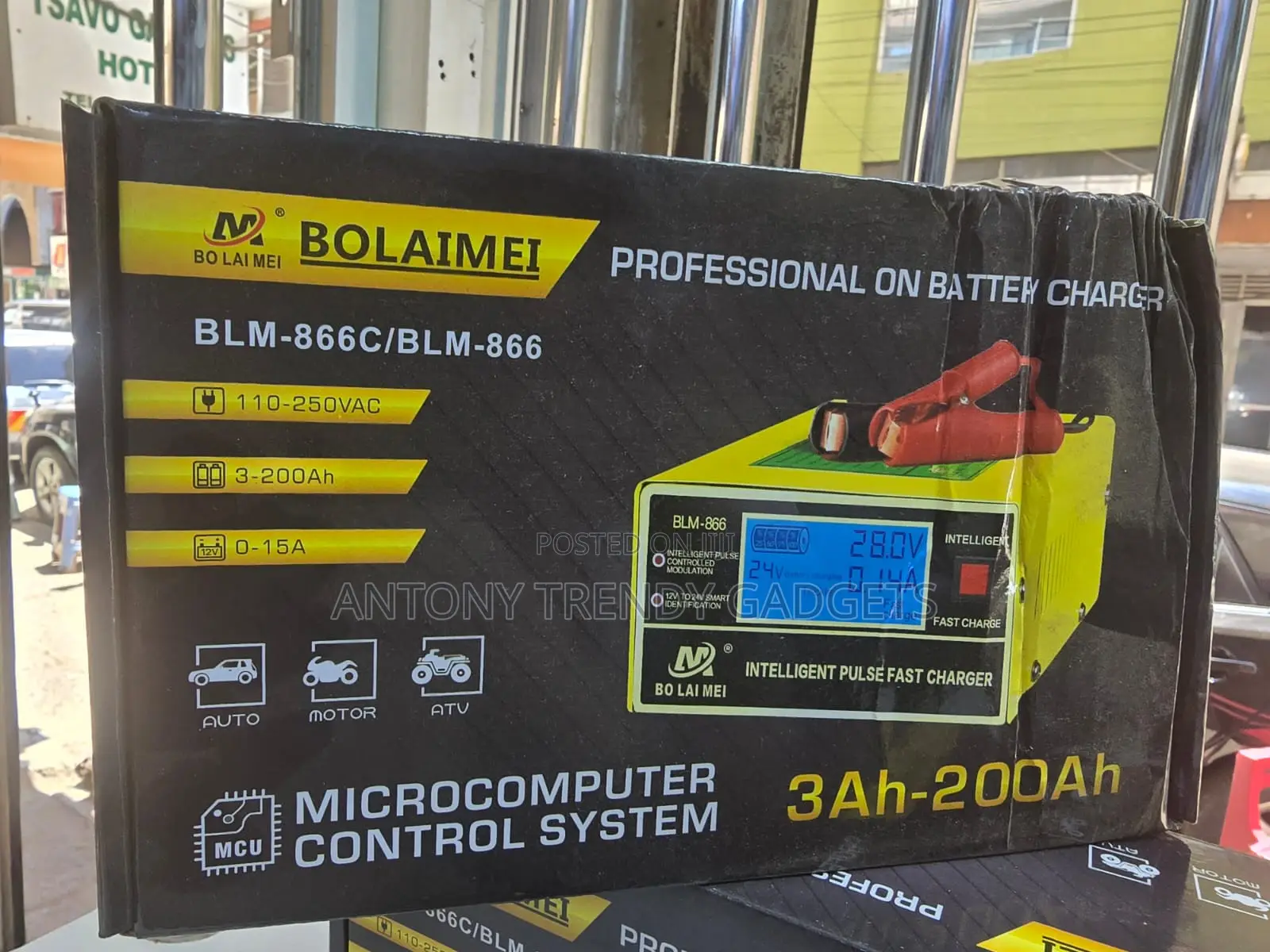 Battery Charger Bolaimei Blm-866c 12v/24v Automatic Battery Charger