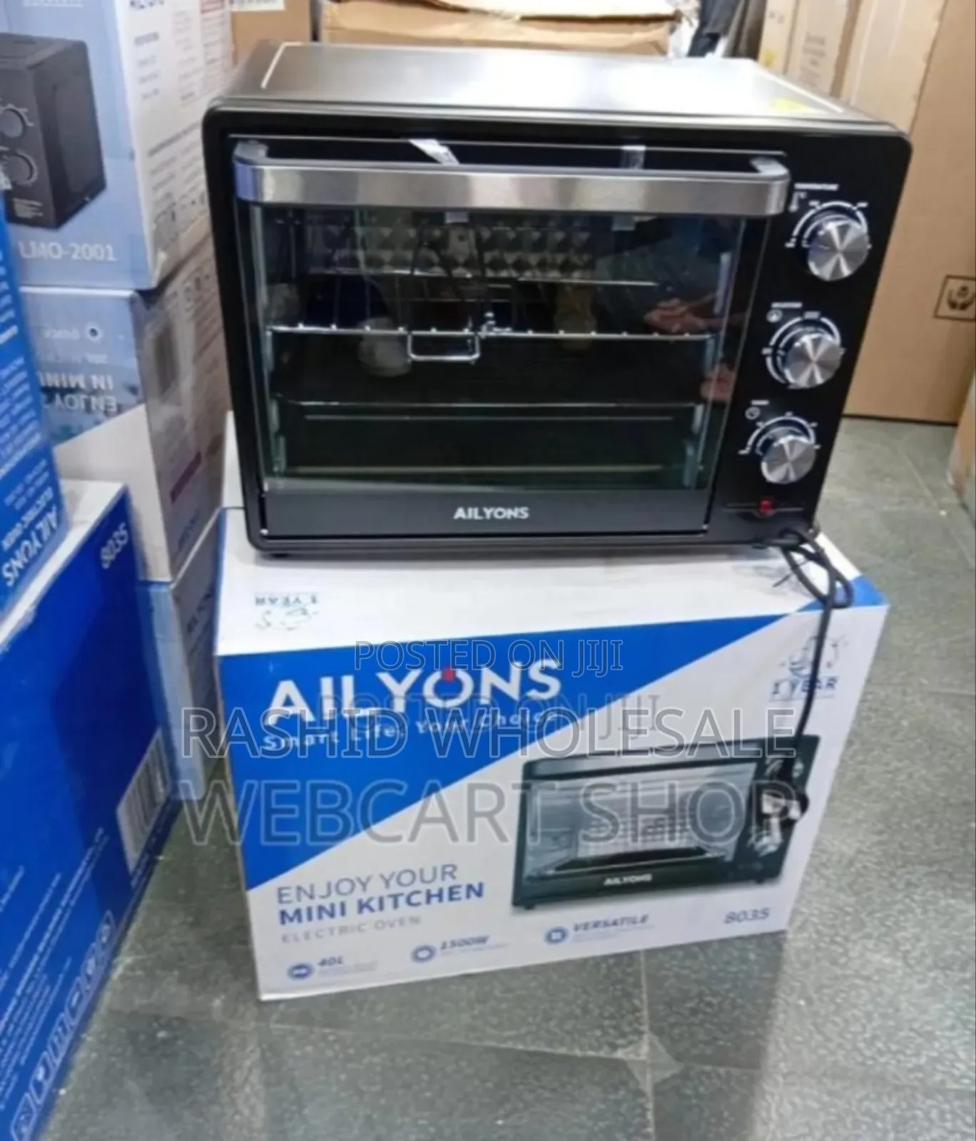 Commer Electric Ailyons 40l Oven With Grill
