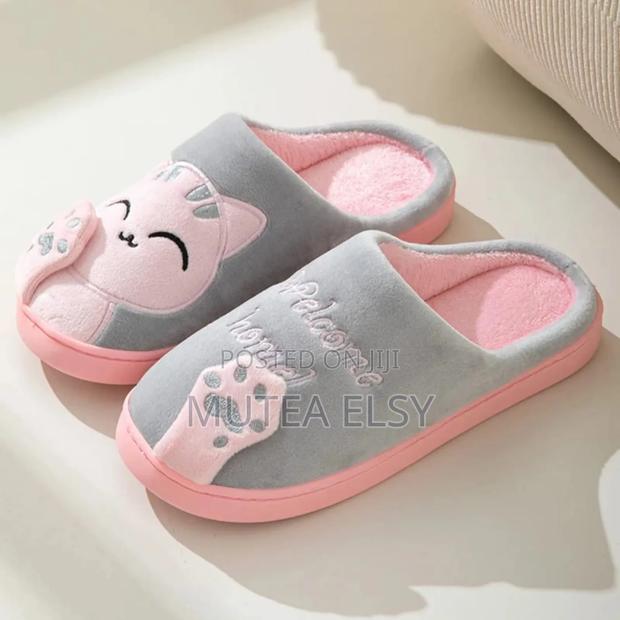 Blue,Pink Brawn Kids Indoor Shoes
