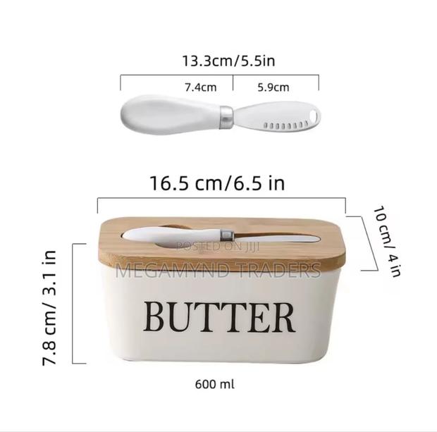 Butter Dish Ceramic /Butter Spread - thumbnail 3
