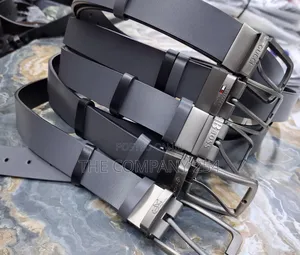 Quality Designer Men Official Double Sided Leather Belt