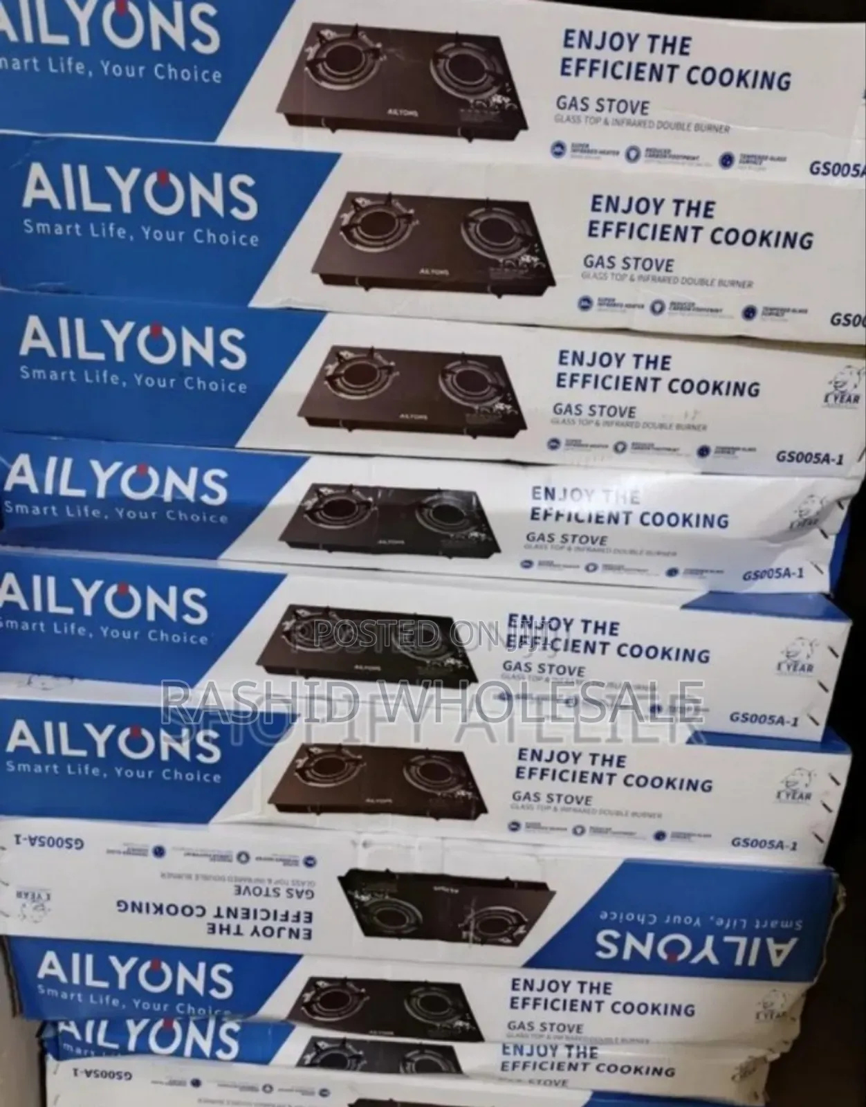Restocked Ailyons Two Burner. Table Top. Auto Cooker