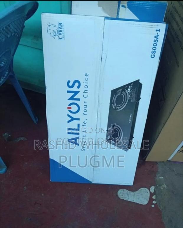 Quality - Ailyons 2burner Infrared. With Warranty. Glass Top - main view