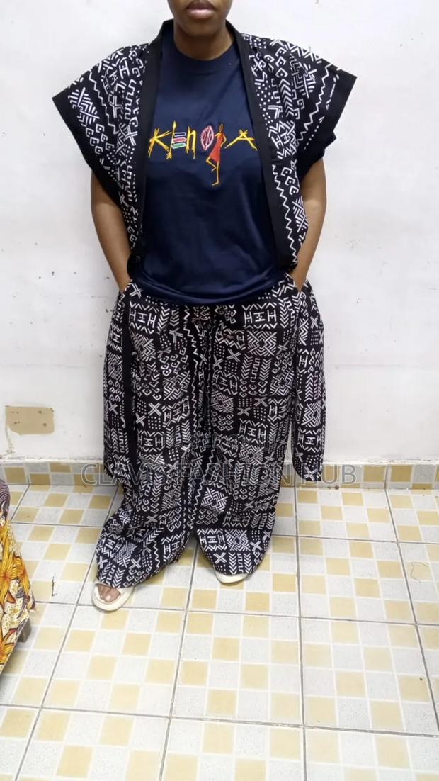 Ankara Kimono and Palazzo Pants Ready Made - thumbnail 2