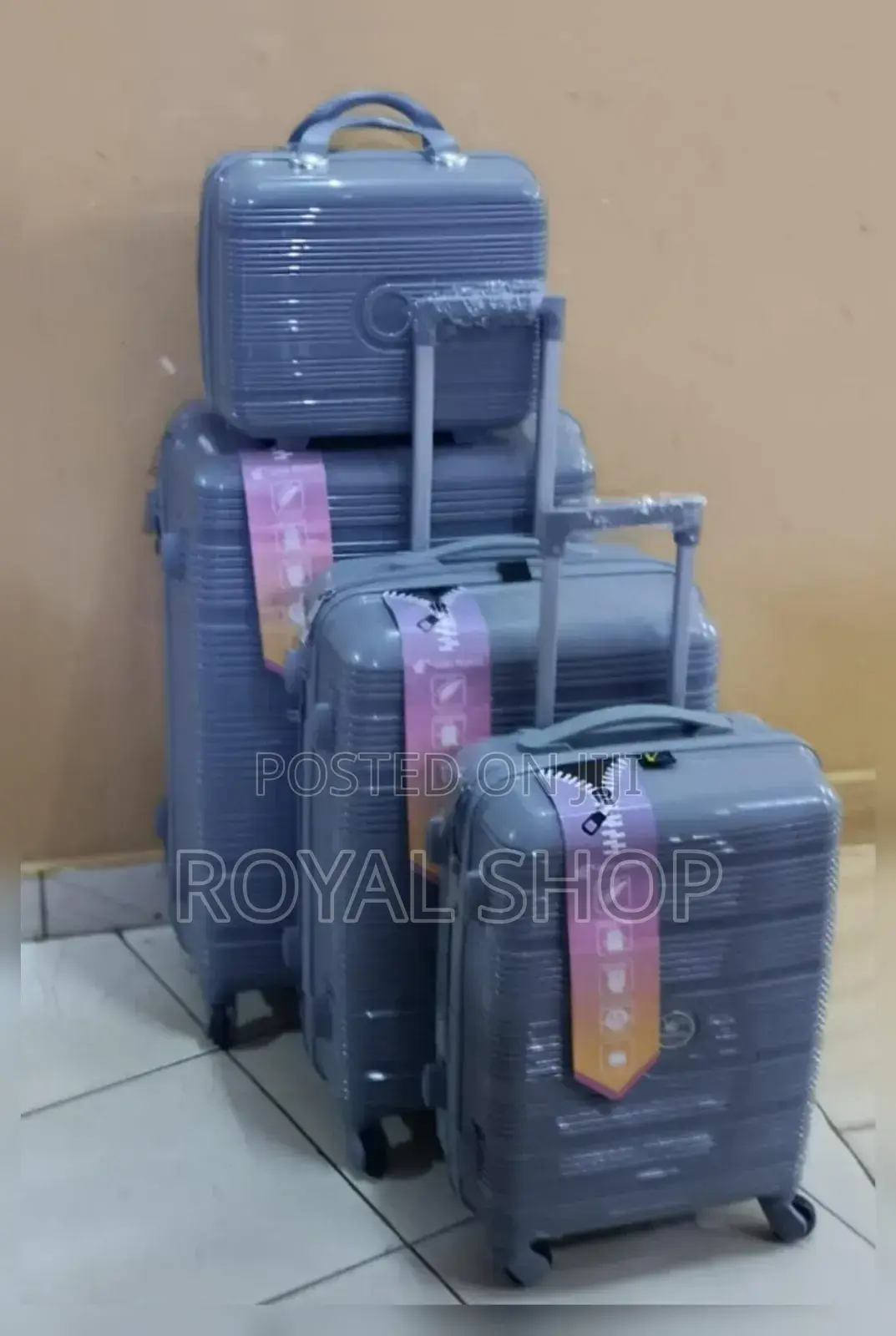 Rubber 4 in 1 Suitcase