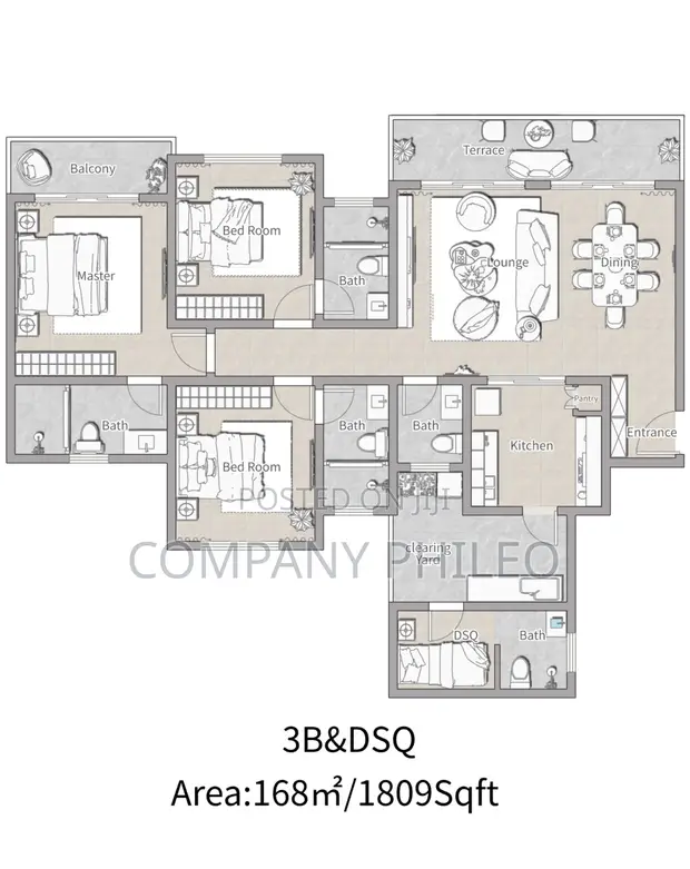 4bdrm Apartment in Sabaki Green Estate, Mlolongo for sale