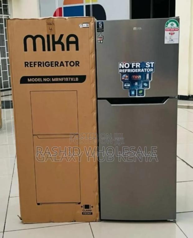 Colour Grey- Mika 197l Refridgerator No Frost. New